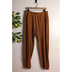 Aerie Offline Terry Brown Joggers Sz L